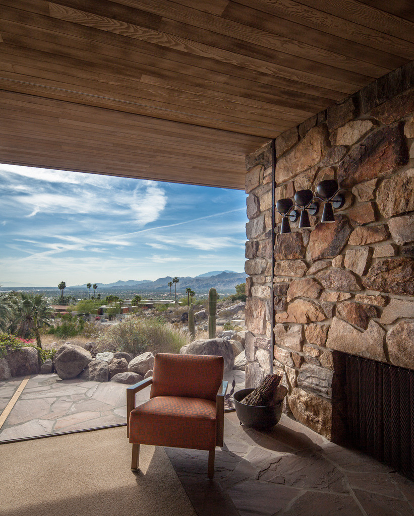 Desert MCM oasis interior Palm springs, Architecture, Desert homes
