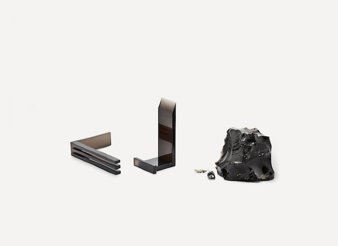 Obsidian Objects by Jacques Elie Ribeyron in THISISPAPER MAGAZINE 2 Obsidian Objects by Jacques Elie Ribeyron in THISISPAPER MAGAZINE